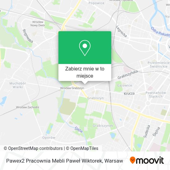 Mapa Pawex2 Pracownia Mebli Paweł Wiktorek