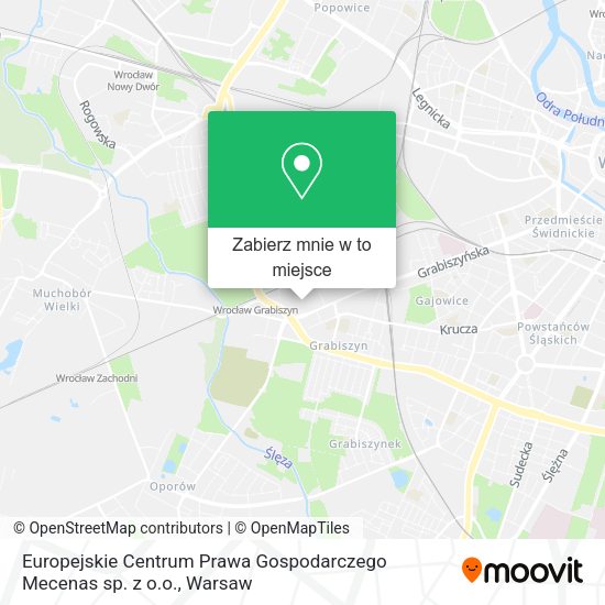 Mapa Europejskie Centrum Prawa Gospodarczego Mecenas sp. z o.o.