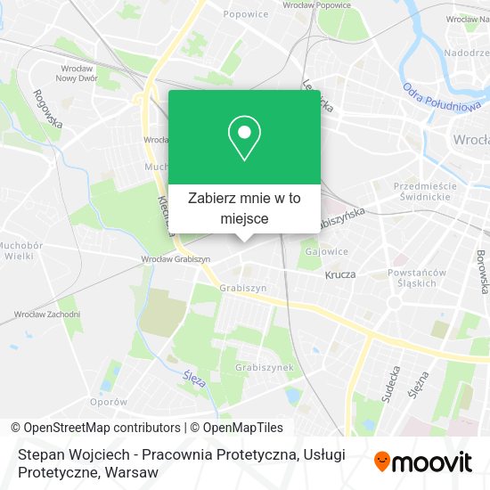 Mapa Stepan Wojciech - Pracownia Protetyczna, Usługi Protetyczne