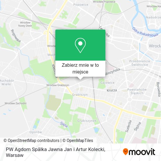 Mapa PW Agdom Spãlka Jawna Jan i Artur Kolecki