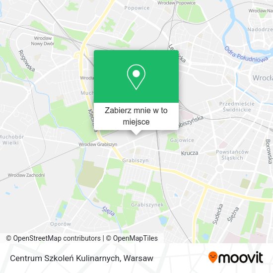 Mapa Centrum Szkoleń Kulinarnych