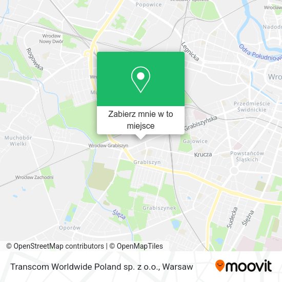 Mapa Transcom Worldwide Poland sp. z o.o.