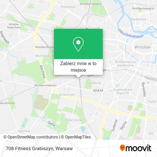 Mapa 708 Fitness Grabiszyn