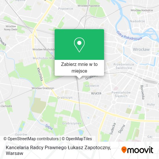 Mapa Kancelaria Radcy Prawnego Łukasz Zapotoczny