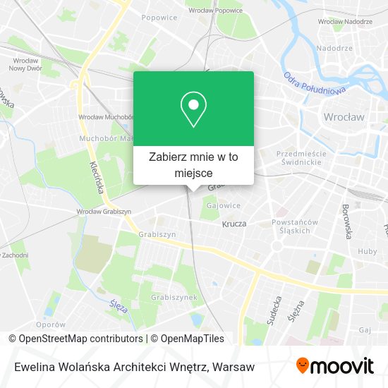 Mapa Ewelina Wolańska Architekci Wnętrz