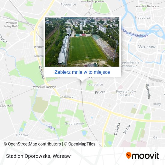 Mapa Stadion Oporowska