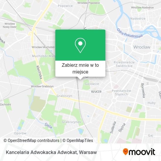 Mapa Kancelaria Adwokacka Adwokat