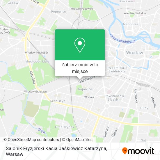 Mapa Salonik Fryzjerski Kasia Jaśkiewicz Katarzyna