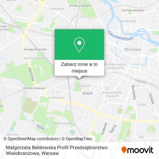 Mapa Małgorzata Bełdowska Profil Przedsiębiorstwo Wielobranżowe