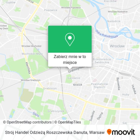 Mapa Strój Handel Odzieżą Roszczewska Danuta