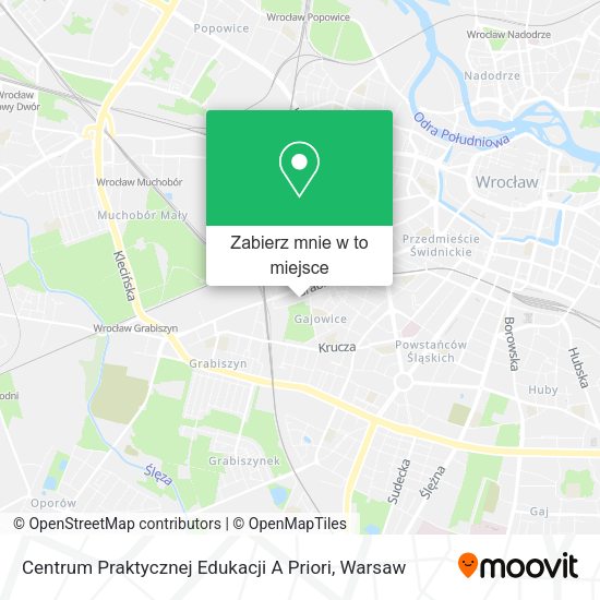 Mapa Centrum Praktycznej Edukacji A Priori