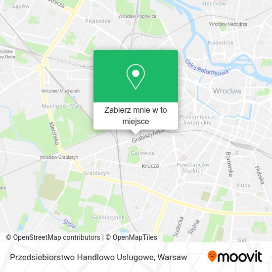 Mapa Przedsiebiorstwo Handlowo Uslugowe