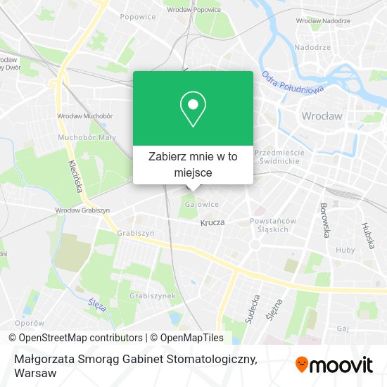 Mapa Małgorzata Smorąg Gabinet Stomatologiczny