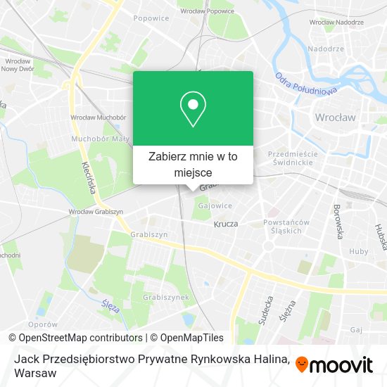 Mapa Jack Przedsiębiorstwo Prywatne Rynkowska Halina