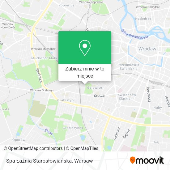 Mapa Spa Łaźnia Starosłowiańska