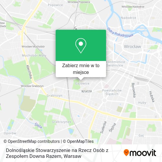 Mapa Dolnośląskie Stowarzyszenie na Rzecz Osób z Zespołem Downa Razem