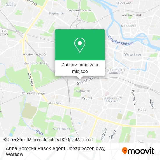 Mapa Anna Borecka Pasek Agent Ubezpieczeniowy