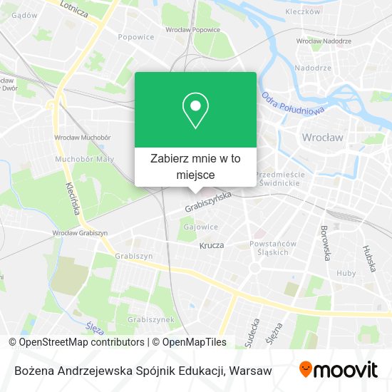 Mapa Bożena Andrzejewska Spójnik Edukacji