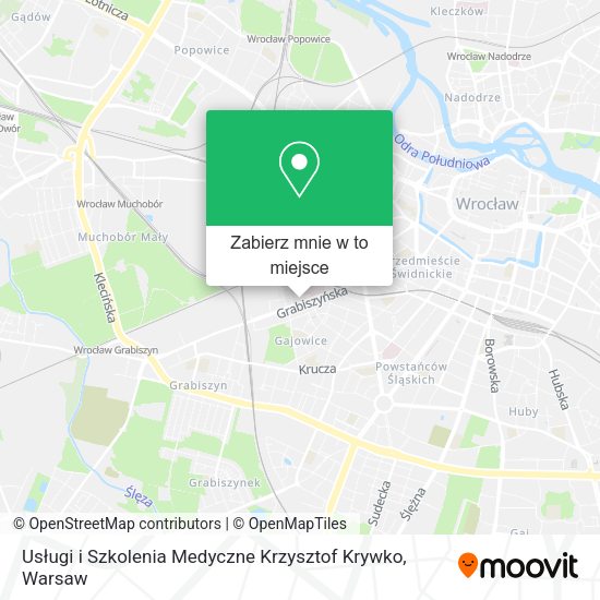 Mapa Usługi i Szkolenia Medyczne Krzysztof Krywko