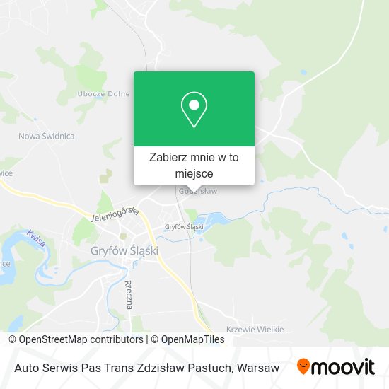 Mapa Auto Serwis Pas Trans Zdzisław Pastuch