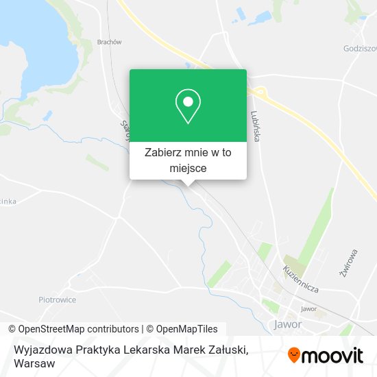 Mapa Wyjazdowa Praktyka Lekarska Marek Załuski