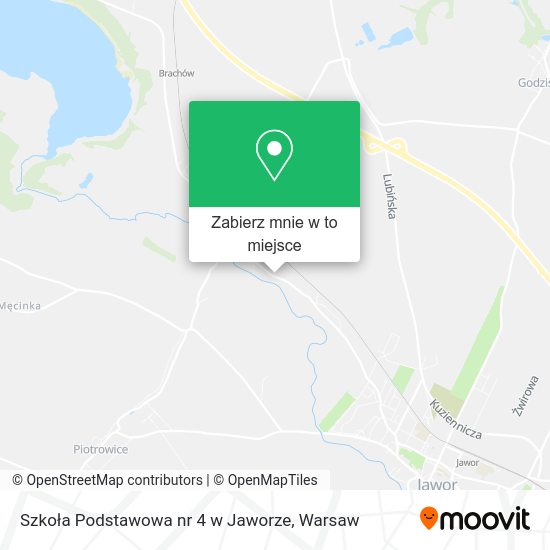 Mapa Szkoła Podstawowa nr 4 w Jaworze