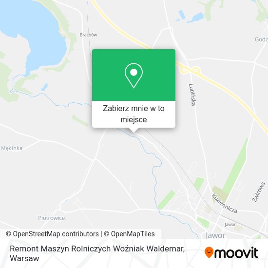 Mapa Remont Maszyn Rolniczych Woźniak Waldemar