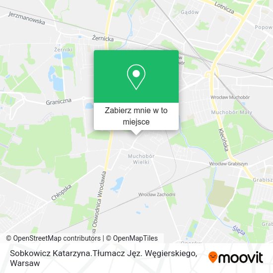 Mapa Sobkowicz Katarzyna.Tłumacz Jęz. Węgierskiego