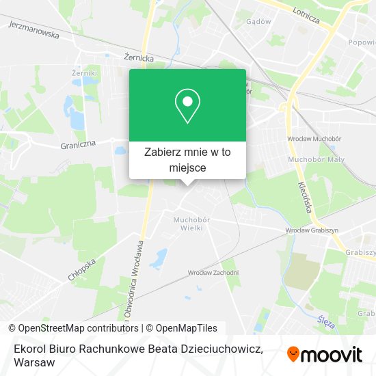 Mapa Ekorol Biuro Rachunkowe Beata Dzieciuchowicz