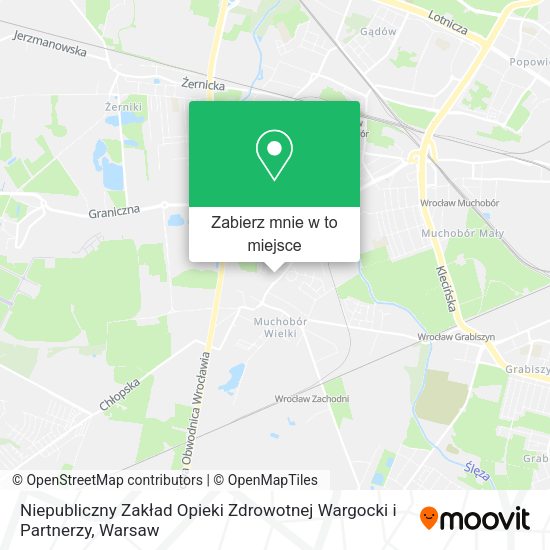 Mapa Niepubliczny Zakład Opieki Zdrowotnej Wargocki i Partnerzy