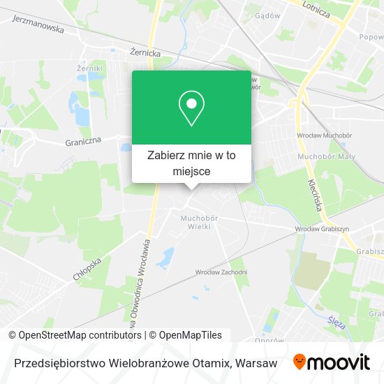 Mapa Przedsiębiorstwo Wielobranżowe Otamix