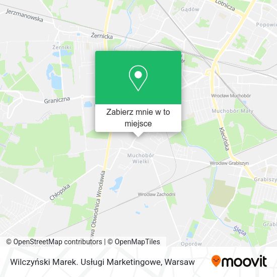 Mapa Wilczyński Marek. Usługi Marketingowe