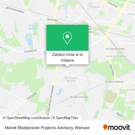 Mapa Marek Błażejowski Projects Advisory