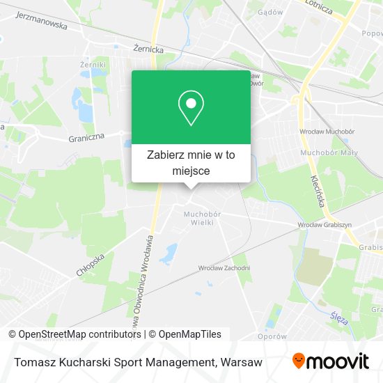 Mapa Tomasz Kucharski Sport Management