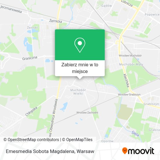 Mapa Emesmedia Sobota Magdalena