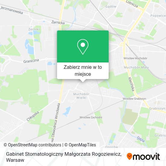 Mapa Gabinet Stomatologiczny Małgorzata Rogoziewicz