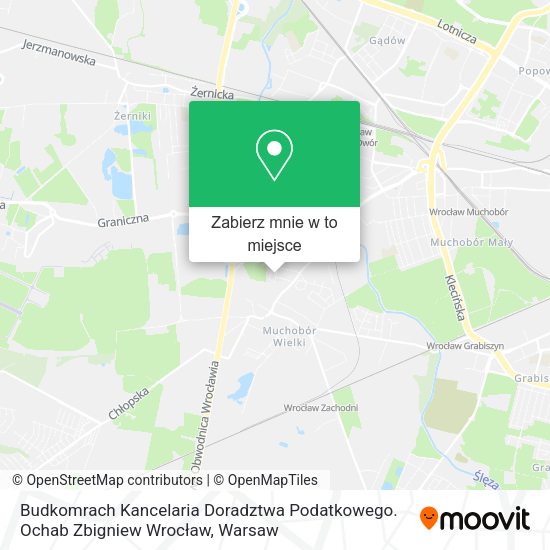 Mapa Budkomrach Kancelaria Doradztwa Podatkowego. Ochab Zbigniew Wrocław