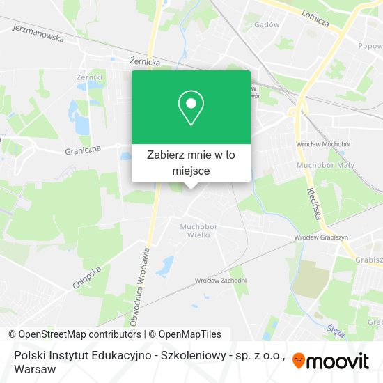 Mapa Polski Instytut Edukacyjno - Szkoleniowy - sp. z o.o.