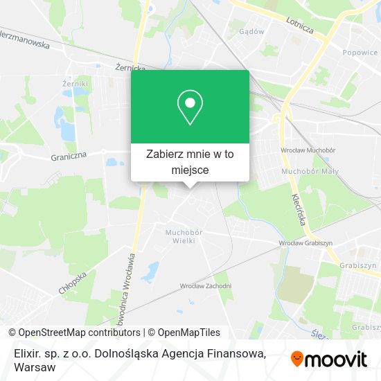 Mapa Elixir. sp. z o.o. Dolnośląska Agencja Finansowa