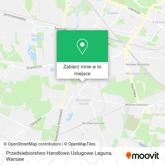 Mapa Przedsiebiorstwo Handlowo Uslugowe Laguna