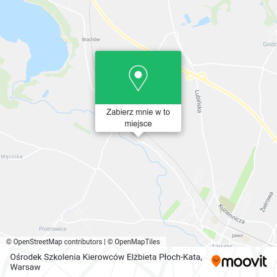 Mapa Ośrodek Szkolenia Kierowców Elżbieta Płoch-Kata