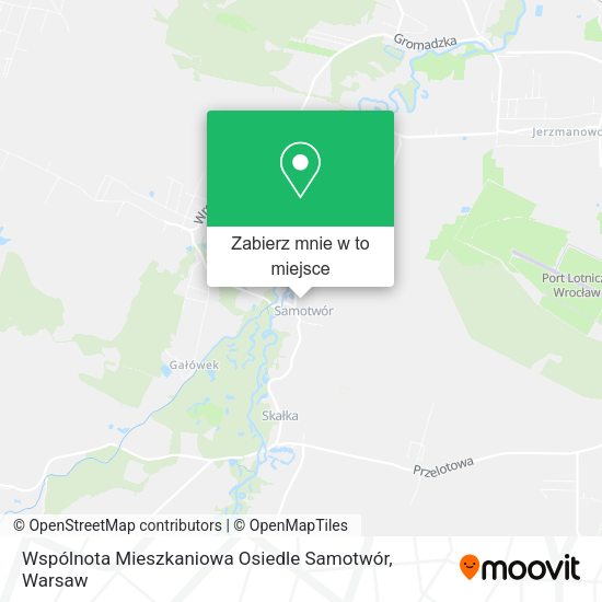 Mapa Wspólnota Mieszkaniowa Osiedle Samotwór