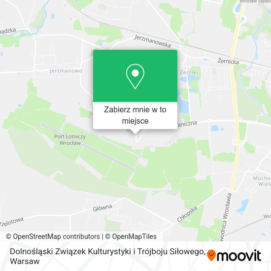 Mapa Dolnośląski Związek Kulturystyki i Trójboju Siłowego