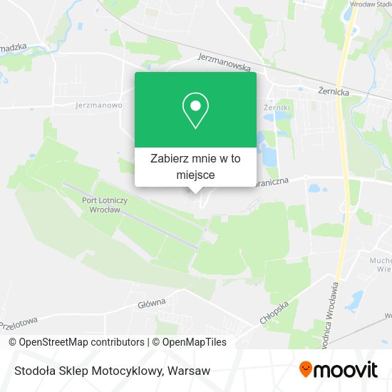 Mapa Stodoła Sklep Motocyklowy