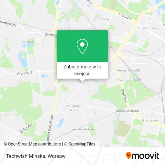 Mapa Techwish Minska