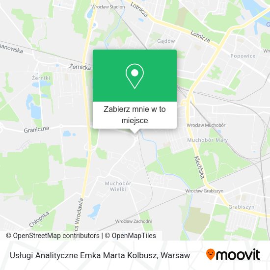 Mapa Usługi Analityczne Emka Marta Kolbusz