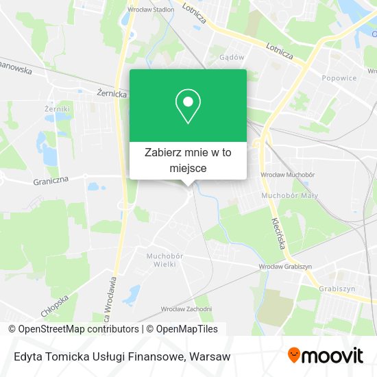 Mapa Edyta Tomicka Usługi Finansowe