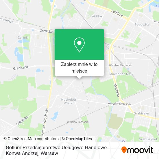 Mapa Gollum Przedsiębiorstwo Usługowo Handlowe Konwa Andrzej