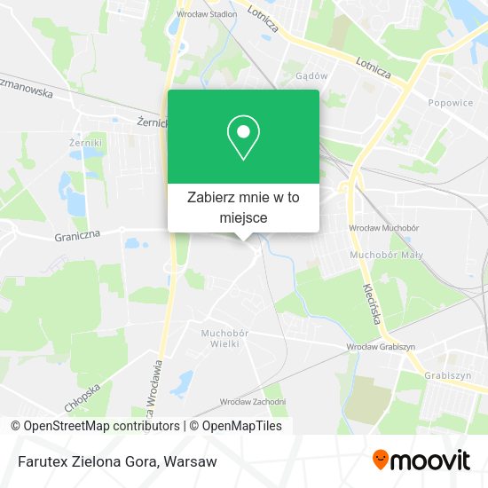 Mapa Farutex Zielona Gora