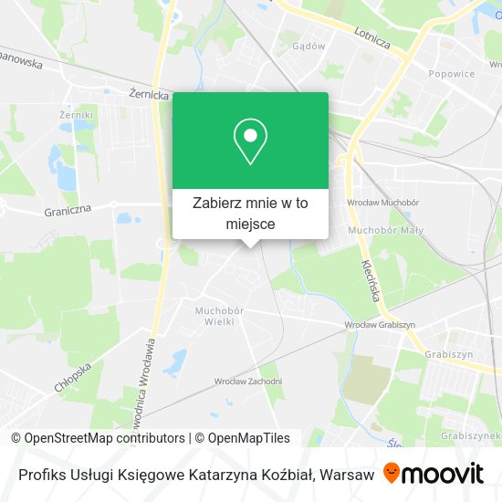 Mapa Profiks Usługi Księgowe Katarzyna Koźbiał